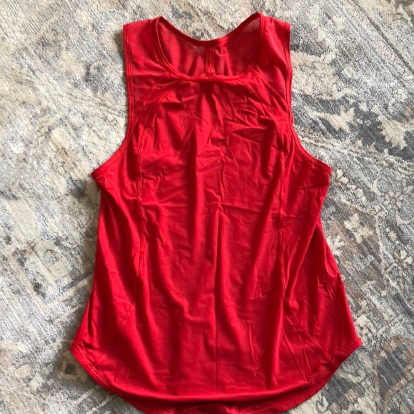 Lululemon First Release Sculpt Tank Top True Red 4 - Picture 1 of 3